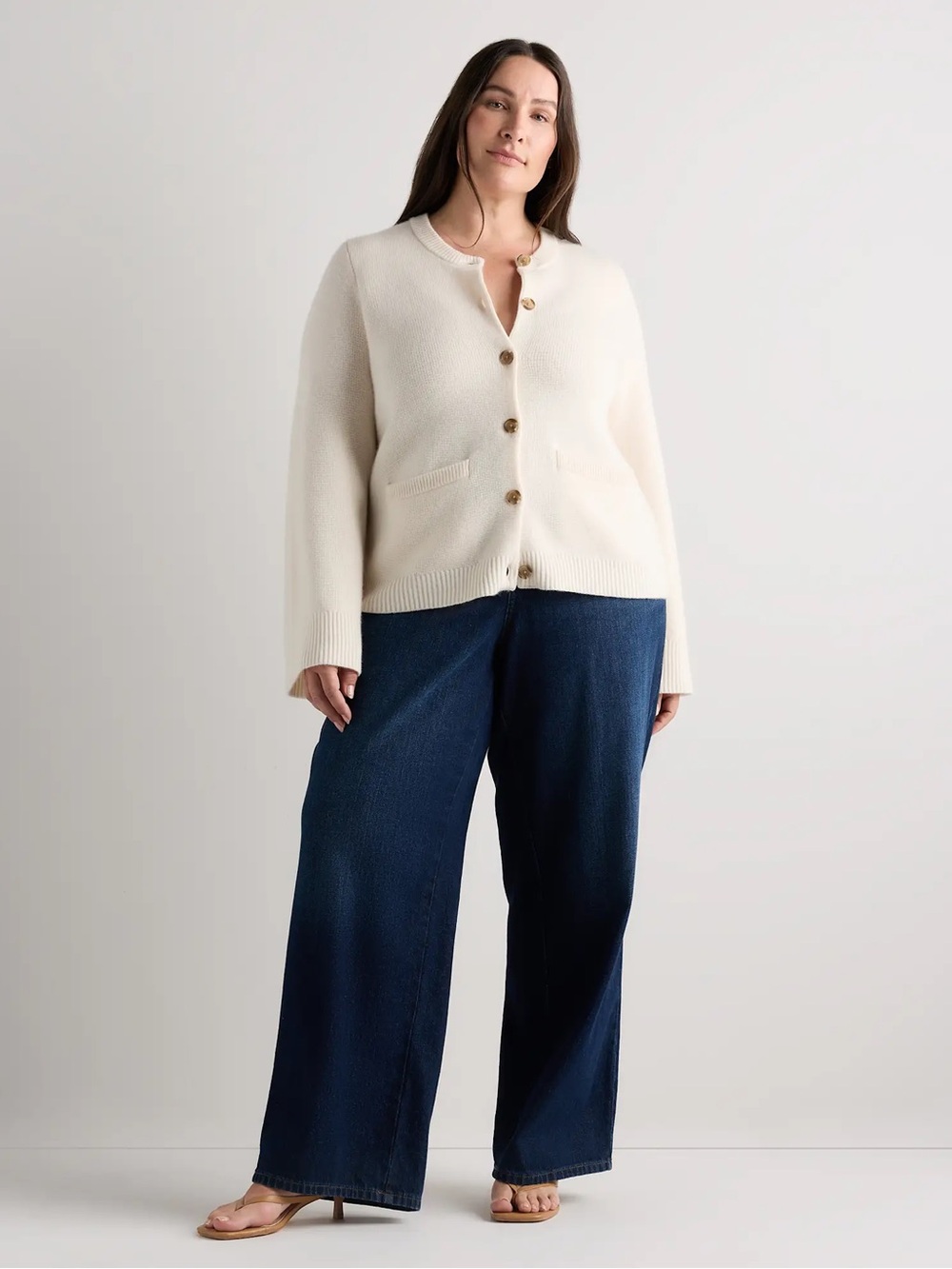 Quince Mongolian Cashmere Structured Cardigan - Picture 4 of 8